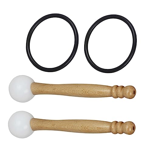 Maillets en bois pour bols chantants HEMOTON : accessoires de relaxation en bois naturel