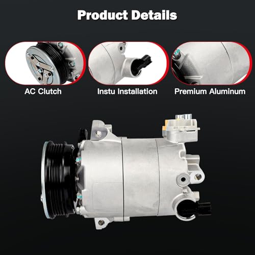 Image of cciyu Air Conditioning Compressor for Lincoln MKC 2.0L 2.3L 2015-2016