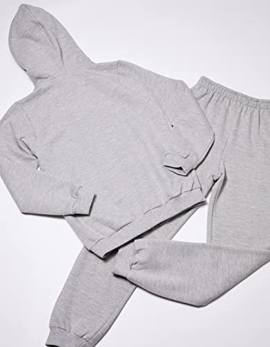 Conjunto Infantil, Up Baby, Meninas, Mescla Cinza Medio, 04