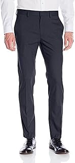 Kenneth Cole Reaction Men's Comfort Slim Fit Flat Front Dress Pant