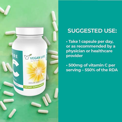 Vegan Life Nutrition 104701 Pure Vitamin C Supplement thumb #1