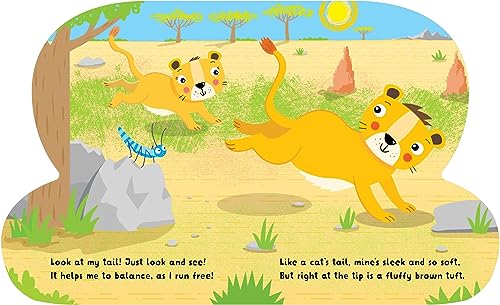 Little Tails: I'm Leo the Lion: Board Book with Plush Tail - Image 2