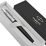 Parker Jotter Ballpoint personalised parker pen engraved In Classy Gift Box Ideal Valentine's day, Birthday or Mothers Day Gift Perfect For Men & Women Engraved Pen With Laser Engraving (Black)
