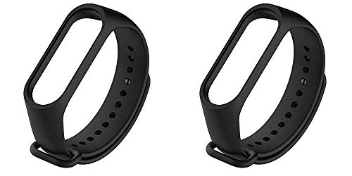 Image of TechMount� Wristband Band Straps Replacement Belt for Xiaomi Mi Original Bands Pack of 2