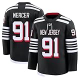 Dawson Mercer Jersey Mens/Women/Youth Stitched for Sports Fan Black No Brand/Logos