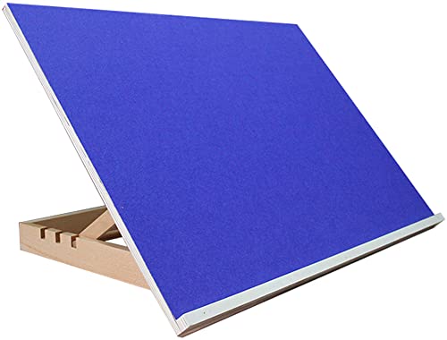 Nautical Beach Decor Adjustable Wooden Puzzle Board Easel, Non-Slip Felt Top Portable Tilting Jigsaw Puzzles Table for Up to 1000 Pieces (21 x 30 Inch)