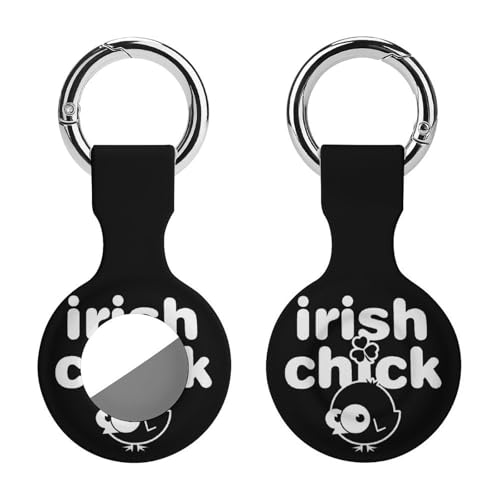 AirTag �P�[�X �G�A�^�O�L�[�z���_�[ Irish Chick ���p�g���b�N�̓� �N���[�o�[ �� �G�A�^�O�J�o�[ ���^ �y�� �ϏՌ� �����h�~ �ϋv�� �g�ѕ֗� �����h�~ �q����p�̃��P�[�^�[ GPS�y�b�g�g���b�J�[