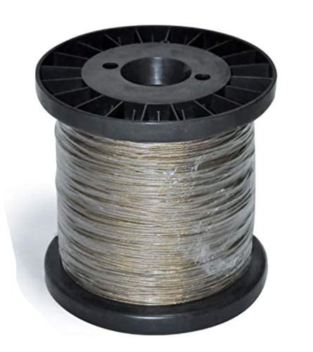 Bobina 100mts Cabo De Aço Revestido Em Pvc 2,70mm P/Varal