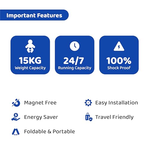 Image of MamaLaps Stainless Steel Automatic Nri Baby Cradles | Ss Folding Autoswing Cradle | Mild Steel Automatic Ghodiyu (Stainless Steel)