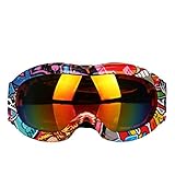 ❄ [Varias opciones de lentes] Los lentes y los cinturones son desmontables. También vendemos diferentes gafas de esquí para diferentes condiciones de iluminación. Si desea esquiar de día a noche, es mejor reemplazar dos lentes. Busque "HAUEA" en Amazon y encontrará todas las tomas que necesita.