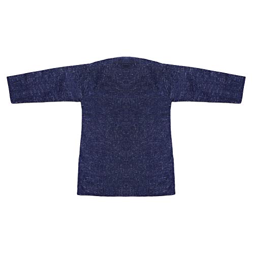Image of superminis Baby Boys Cotton Solid Ethnic Wear Kurta Pyjama Set With Wooden Button