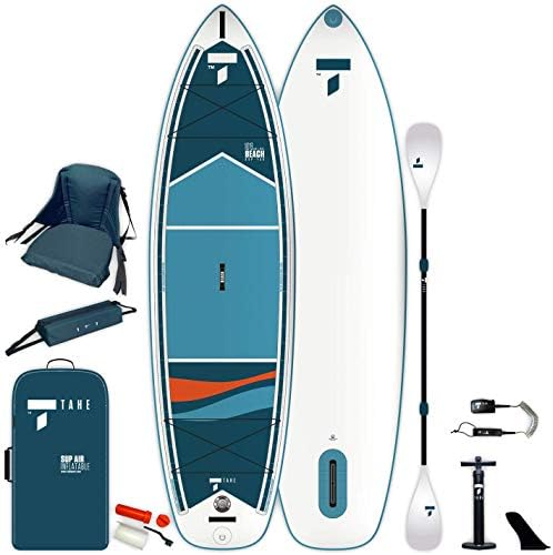 TAHE 11'6 Beach SUP-Yak 2-in-1 Tandem Inflatable Kayak + Paddle Board Complete Package