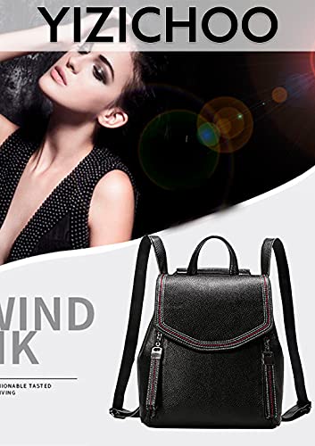 YIZICHOO Dames Rugzaktassen Crossbodytassen PU Leer Handtassen met Korte Hengsels Vrije Tijd Hoge Capaciteit YINL86021 - Image 8