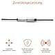 Amazon Basics Stereo Auxiliary Audio-Verlängerungskabel für Männer/Frauen, 3,5 mm, 3.6 m, Schwarz/Grau