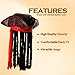 Tigerdoe Pirate Hat with Dreadlocks - Tricorn Hat - Caribbean Pirate Costume Accessories (3 Pc Set), Brown