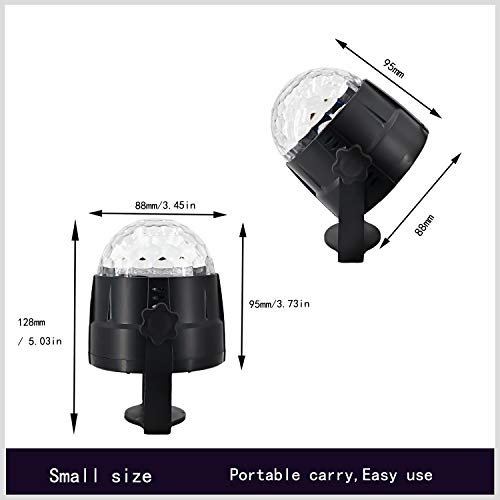 Party Lights Disco Ball Led Strobe Lights Sound Activated, Rbg Disco Lights,Dj Lights,Stage Light For Home Room Dance Parties Birthday Bar Karaoke Xmas Wedding Show Club #TOP4