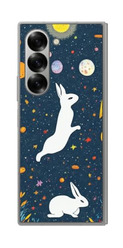 ClearView TX Galaxy Z Fold6p vg w ی tB { AI摜SS FƔETMiWhite rabbit in spacej