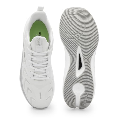 Image of Red Tape Men's Sport Shoes White Mesh KPU Round Toe Lace-Up