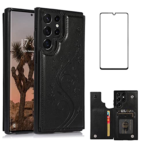 Étui Samsung S22 Ultra portefeuille en cuir pour libérer vos poches en voyage