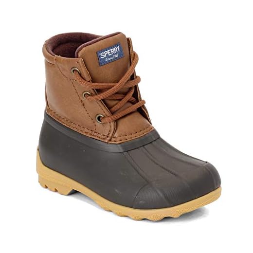 Sperry unisex child Port Boot, Tan/Brown, 12 Little Kid US