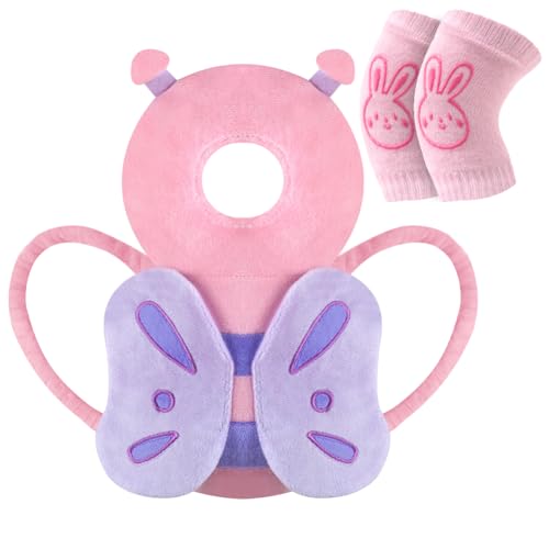 Vicloon Baby Kopfschutz, Verstellbare Schutzkissen Baby, Atmungsaktive Baby Head Schutzpolster für Kinder 4-24 Monate… – Ansicht 1