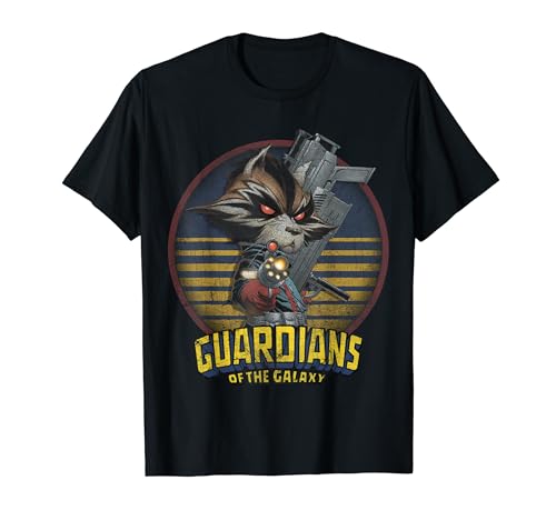 Rocket Guardians of the Galaxy Metal Maglietta