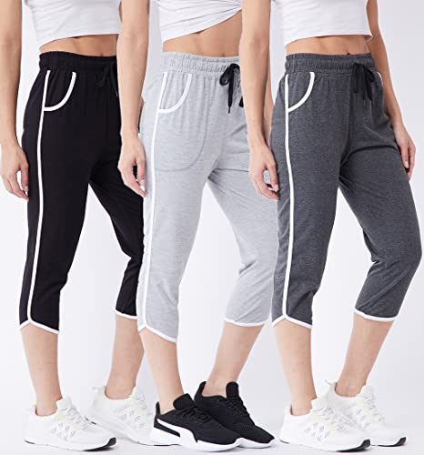Image of Modeve Women Cotton Blend Pack of 3 Track Pant