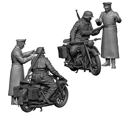 Zvezda Models German R-12 Heavy Motorcycle 1:35 119 pcs miniatura 4
