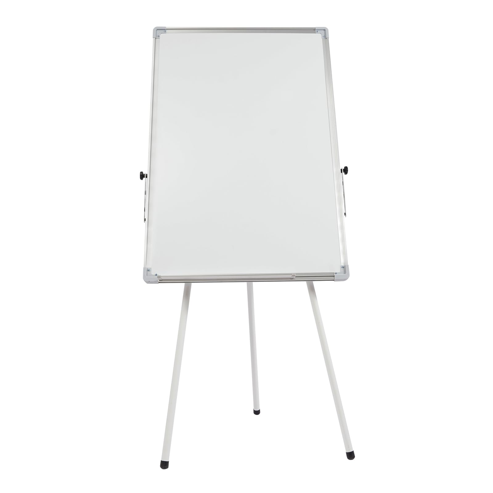 Pizarra blanca de altura ajustable, magnética, moderna, para oficina, con soporte, soporte para partituras con trípode para casa y escuela, blanco, hierro y aleación de aluminio, 61 x 91,4 cm