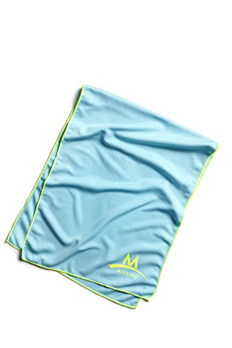 Mission Enduracool Techknit Cooling Towel, Large, Blue Fish