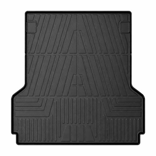 Mixsuper Truck Bed Mat for Ford Maverick 2022-2024 2025 2026 Hybrid & Gas Models All Weather Truck Bed Liner Pickup Bed Mat TPE Durable Odorless Black
