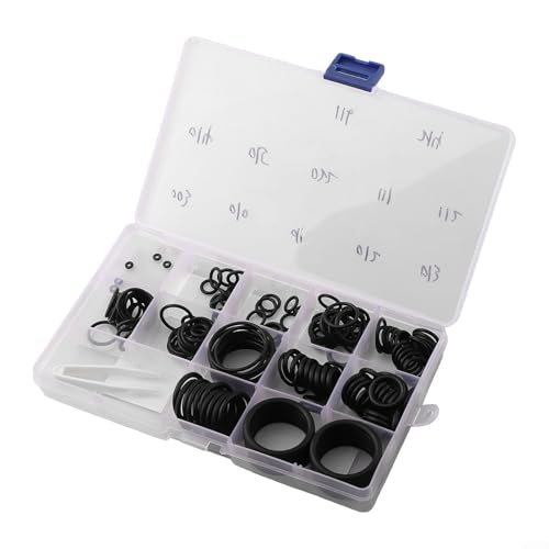 Kit d'entretien de joint en caoutchouc pour plongée sous-marine 170 pièces conçu pour la réparation de tuyaux et valves de plongée