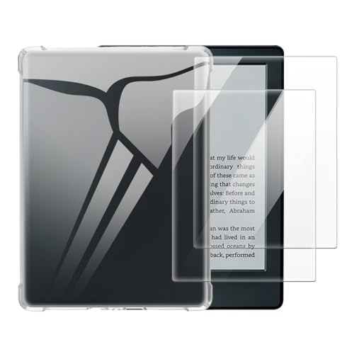Funda para Kindle 2016 558 con cristal templado transparente anti-arañazos