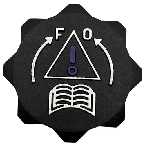 AUTOZOCO Tapon del deposito de liquido refrigerante, Tapón del radiador, Tapa del tanque de refrigerante, OEN 1306.C9-1306.E4, Compatible con Peugeot, Negro - imagen 4