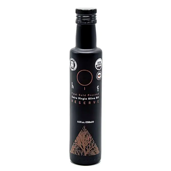 Hic Organic RESERVE Extra Virgin Olive Oil. Early Harvest, Cold Pressed, Hand-picked EVO Oil, Full-Bodied Flavor. Grassy Aroma with Artichoke and Fresh Almond Notes. Balanced, Pungent and Bitter Finish. Monocultivar - Ayvalik Olives from Urla, Izmir Turkey. A Healthy Keto Salad Dressing EVO Oil with High Polyphenols 1