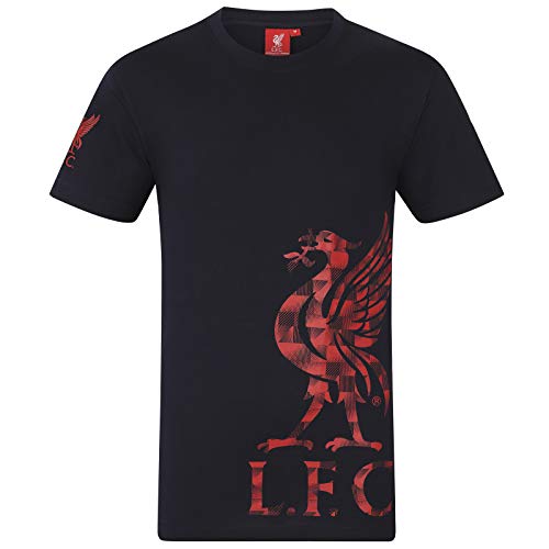 Liverpool FC Official Football Gift Mens Graphic T-Shirt Navy Medium