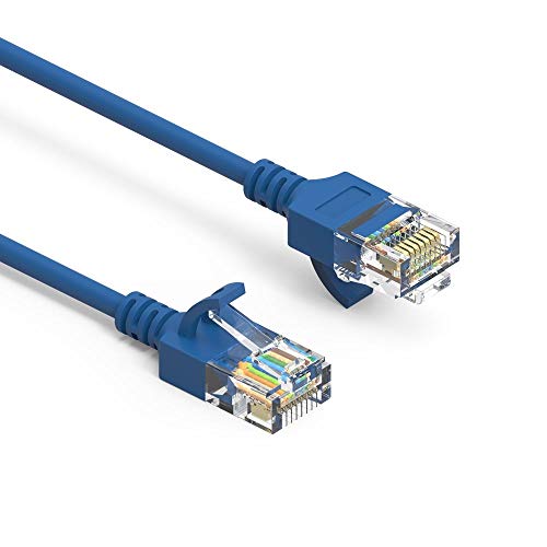 Cable SF Cable 20ft Cat 6A UTP Azul RJ45 miniatura 1