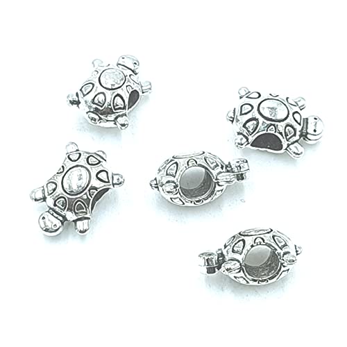 Yoogcorett 30Pcs Charms Antique Tibetan Silver Alloy Tortoise Sea Turtle Animal Pendants For Diy Crafts Jewelry Making Supplies Girls Beads Jewelry Findings Supplies 14X10Mm (Antique Silver) #TOP3