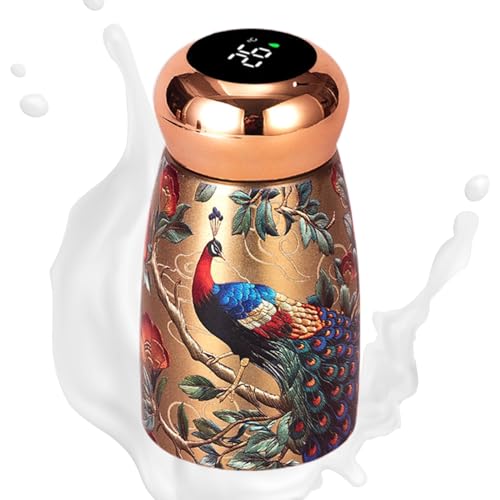 Botella Térmica Para Niños | Taza De Acero Inoxidable Pequeña Para Mujer Y Portátil,Envases Comida Térmicos Para Bebidas Frías Y Calientes, Viajes, Camping, Oficina Y Escuela