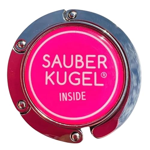 Sauberkugel smarter Taschenhalter Kompakt praktisch & diebstahlsicher Handtaschenhaken für saubere Oberflächen Platzsparend zusammenfaltbar Handtaschenhalter für Tisch
