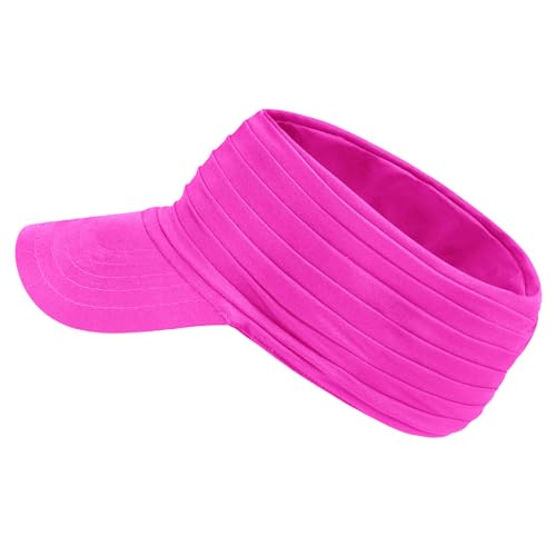 Image of Sports Sun Visor for Men Women UV Protection Lightweight Packable Stretchy Hats for Running, Tennis, Golf
