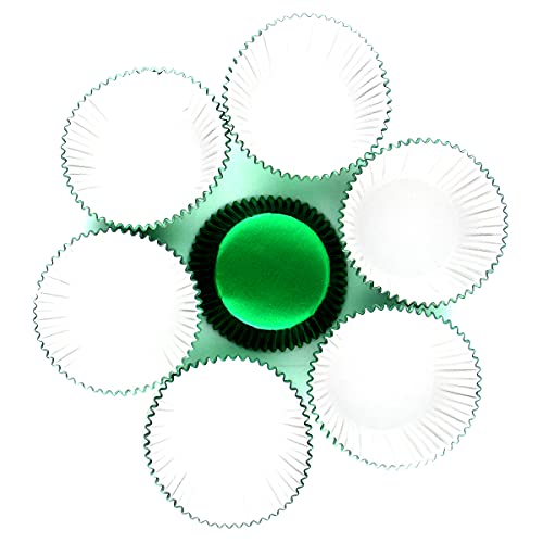 Warmparty Foil Baking Cups Cupcake Wrappers Muffin Liners, Standard Sized, 200 Count (Green) #TOP3