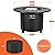 TLGREEN Propane Fire Pit Table 42in, 50,000 BTU Auto-Ignition Round Gas Fire Pits for Outside Patio, Fire Table with Waterproof Cover, Blue Stone and Lid, CSA Certification