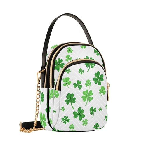 Sac à bandoulière trèfle Saint-Patrick idéal pour vos sorties urbaines et soirées
