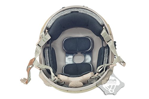 FMA Maritime Tactical Protettivo ABS Plastica Casco DE Tan Per Airsoft Paintball (M/L (53-57cm))