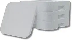 Kit com 3 Marmitex de Isopor + 1 Tampa – Embalagem Térmica para Refeições