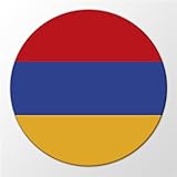 Huuraa Magnet Armenien Flagge Geschenk Kühlschrankmagnet 59mm Kühlschrankmagnet Flaschenöffner Armenien Flagge Geschenkidee