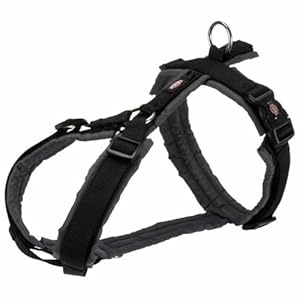Harnais Trekking TRIXIE Premium - Noir et Gris Graphite