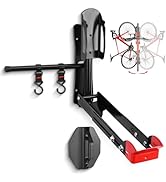 CUCESH Wall Mount Bike Rack,No Lift MTB Road Bike Storage Rack Hanger Garage Indoor Space Saving,...