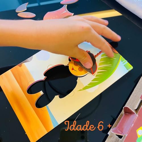 Jogo infantil Forca Tabuleiro Pirata, Educativo e Divertido para Brincar com Amigos e Família- Colun